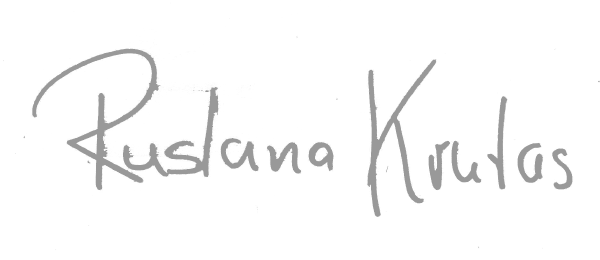 Ruslana Krutas Sign